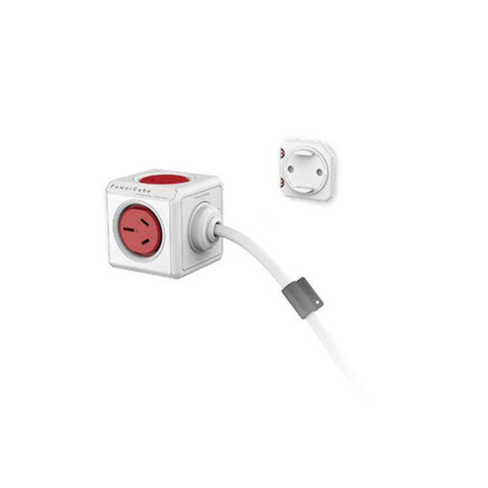 4080190-powercube-4-socket-mountable-power-board-3m-w-dual-usb-red