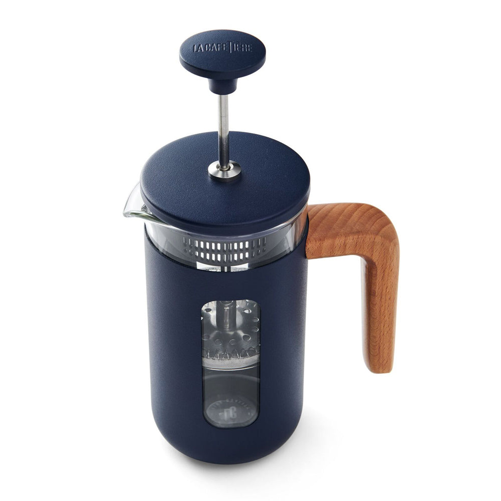83235-la-cafetiere-pisa-3-cup-350ml-stainless-steel-glass-french-press-navy