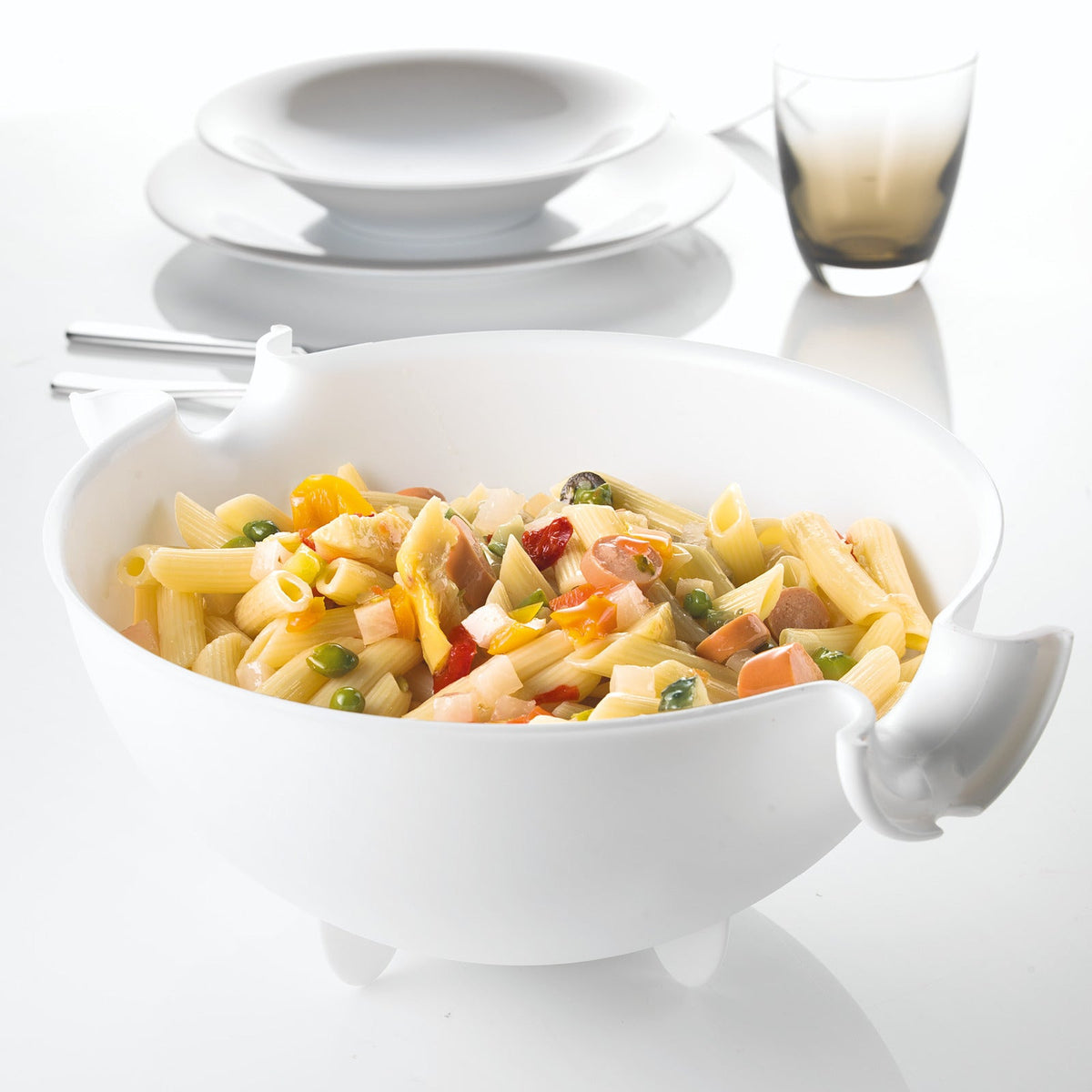 29250033-guzzini-kitchen-active-design-30cm-plastic-colander-and-bowl-set-grey