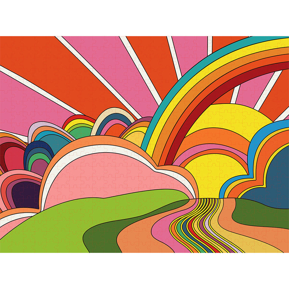 Elevate Mindful 500pc Jigsaw Puzzle: Rainbow Dreams