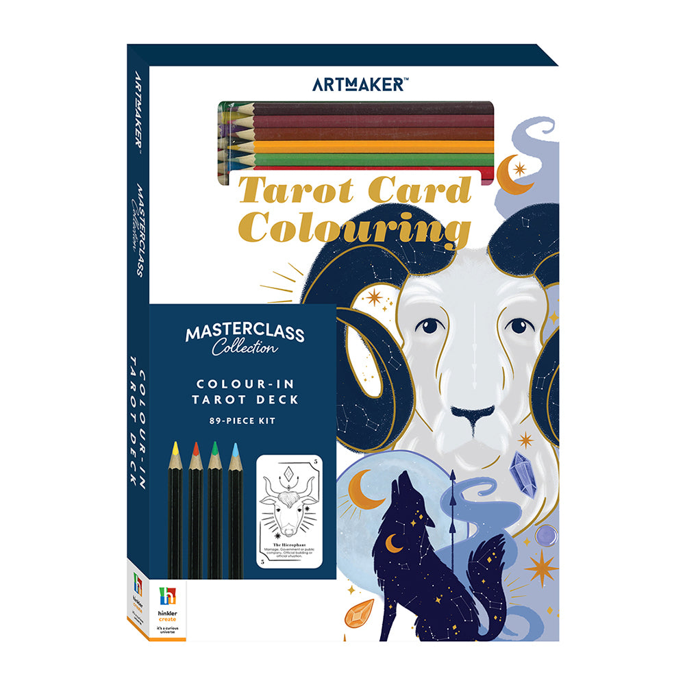 Art Maker Masterclass Collection Tarot Card Colouring Kit