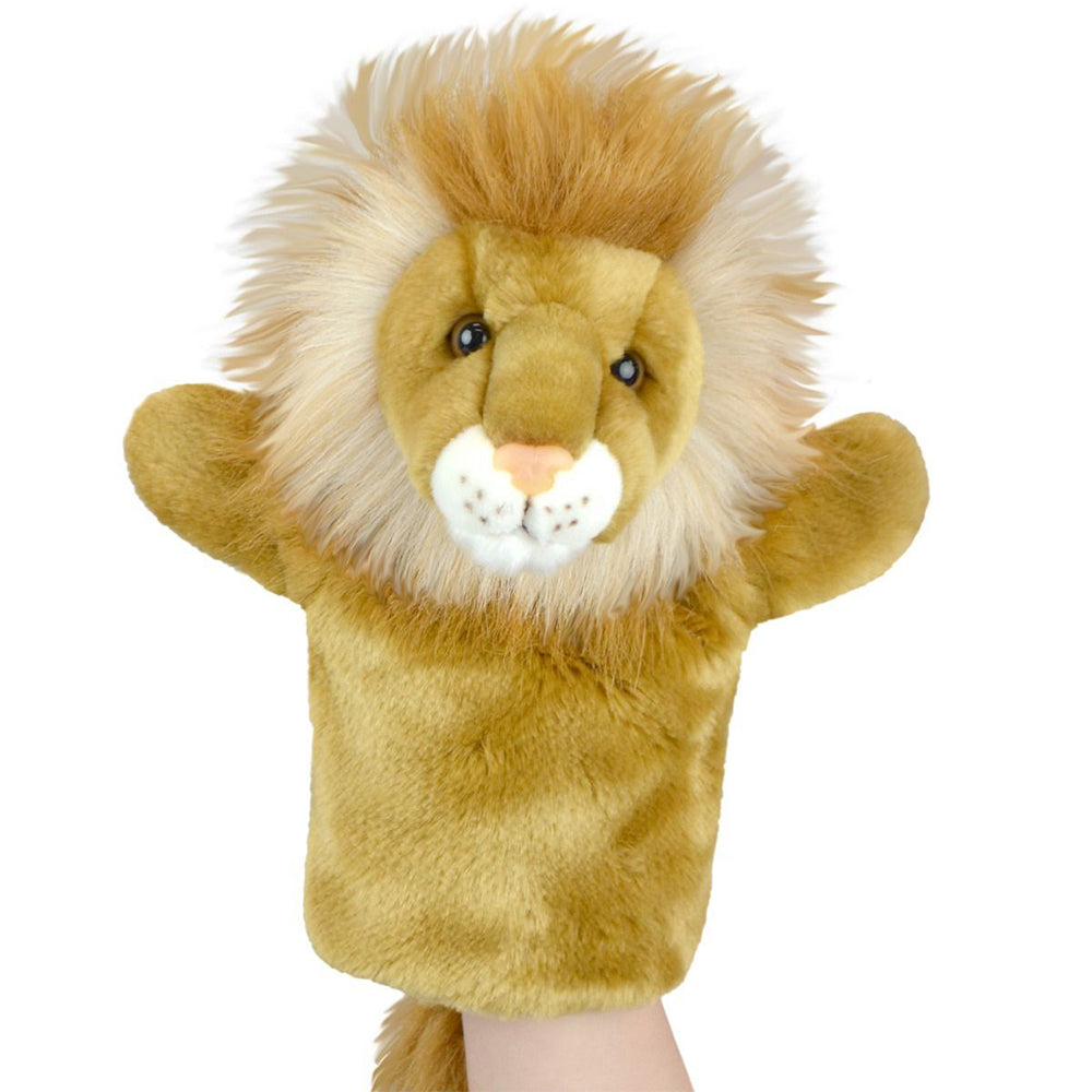57i0269534-lil-friends-26cm-lion-animal-hand-puppet-kids-soft-toy-brown