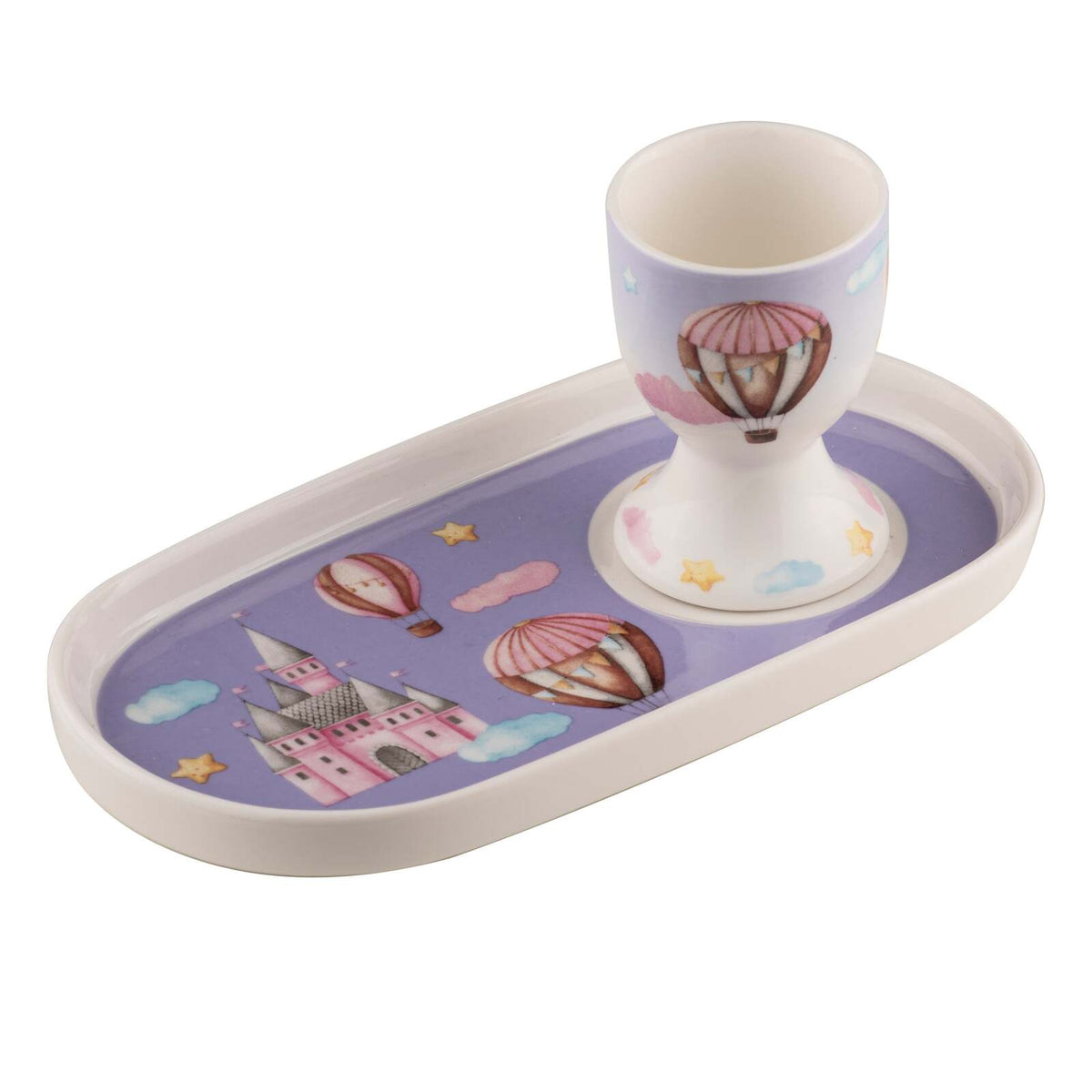 521113-ashdene-robots-up-in-the-sky-kids-new-bone-china-egg-cup-plate-set