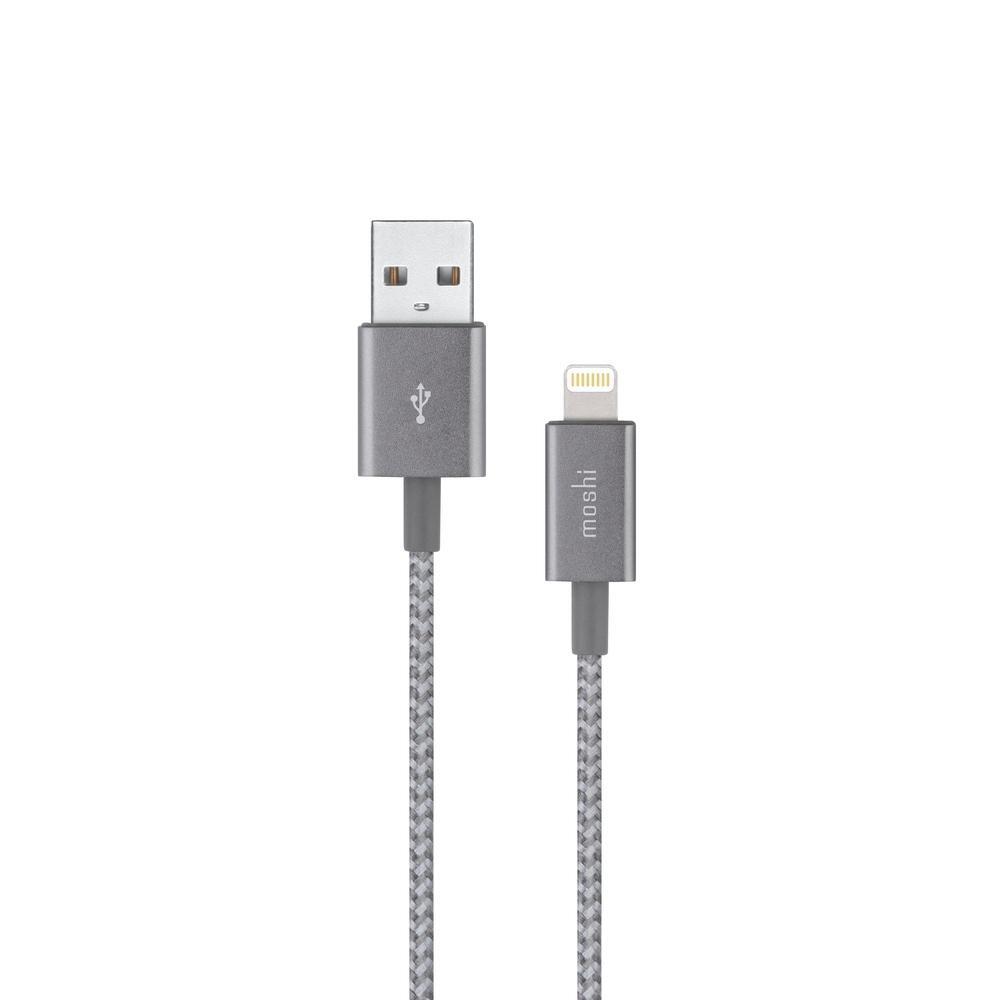 Moshi Integra USB-A to Lightning Cable - Grey (0.25m)