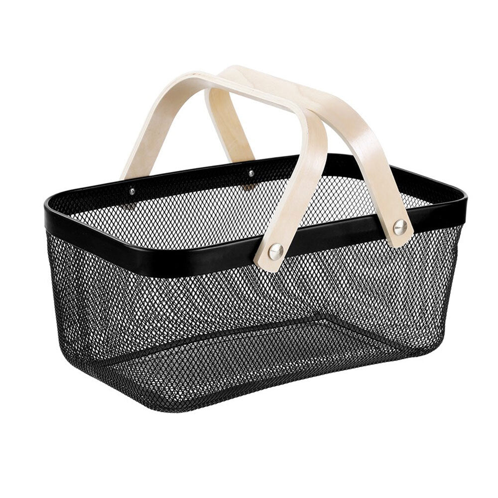 11802-boxsweden-mesh-storage-basket-40x25x17cm-w-birch-wood-handle-black