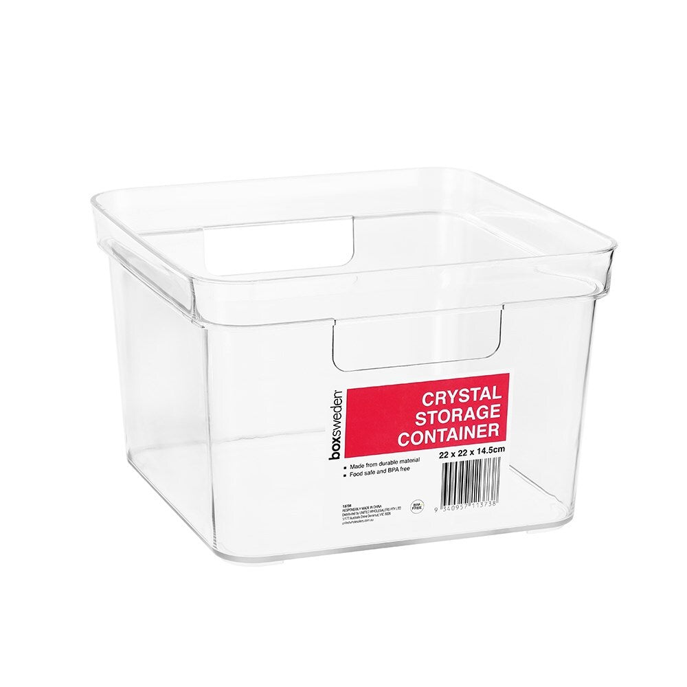 13738-boxsweden-crystal-22x14-5cm-square-storage-container-clear