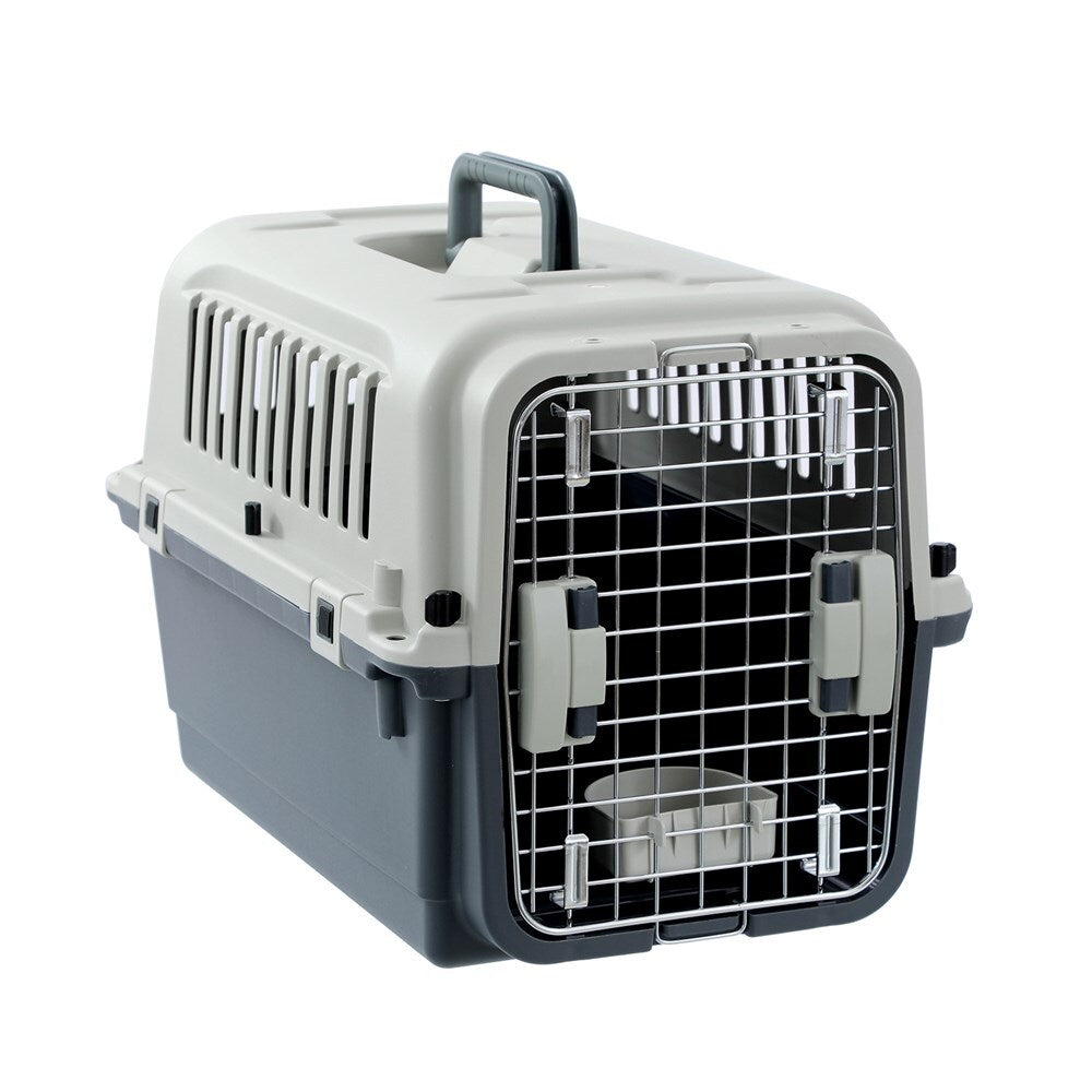 30216-paws-claws-60-5cm-dual-swing-door-pet-carrier-pro-small-white