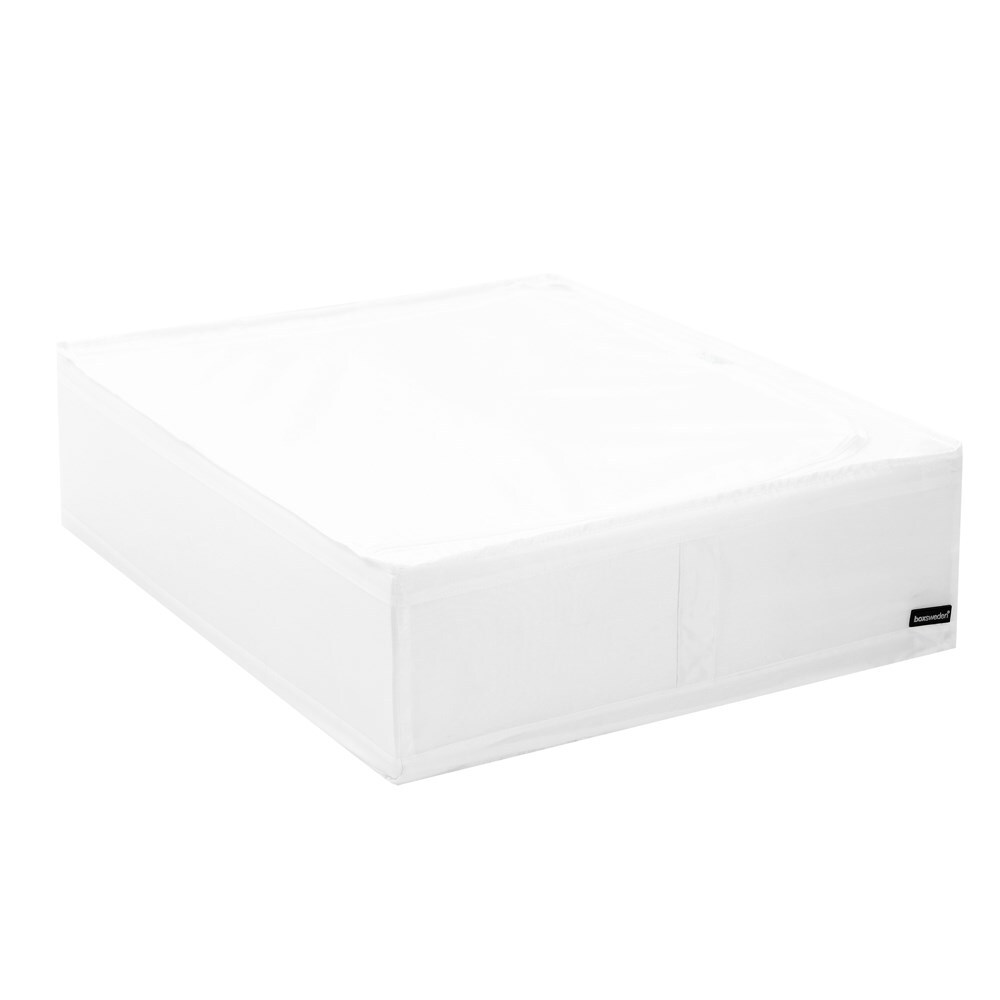 Boxsweden Kloset Storage Chest With Zipper Lge 69X55X19cm White