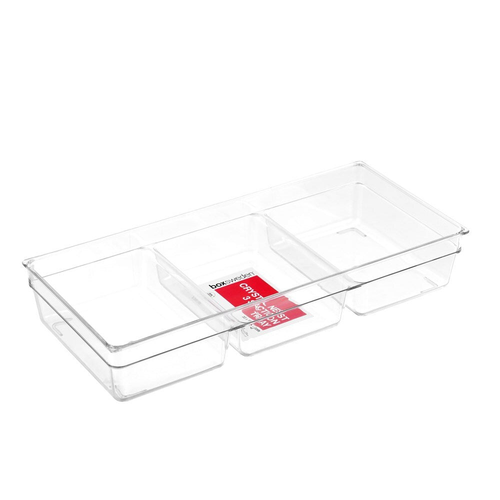 Boxsweden Crystal Nest 3 Section Tray 33X15X6cm