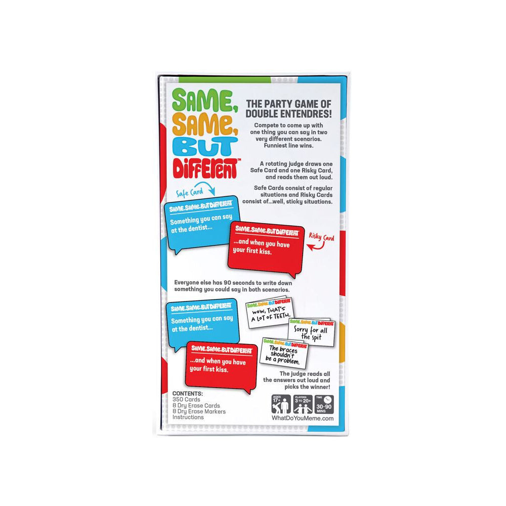 What Do You Meme Same Same But Different Adult Card Game 17+