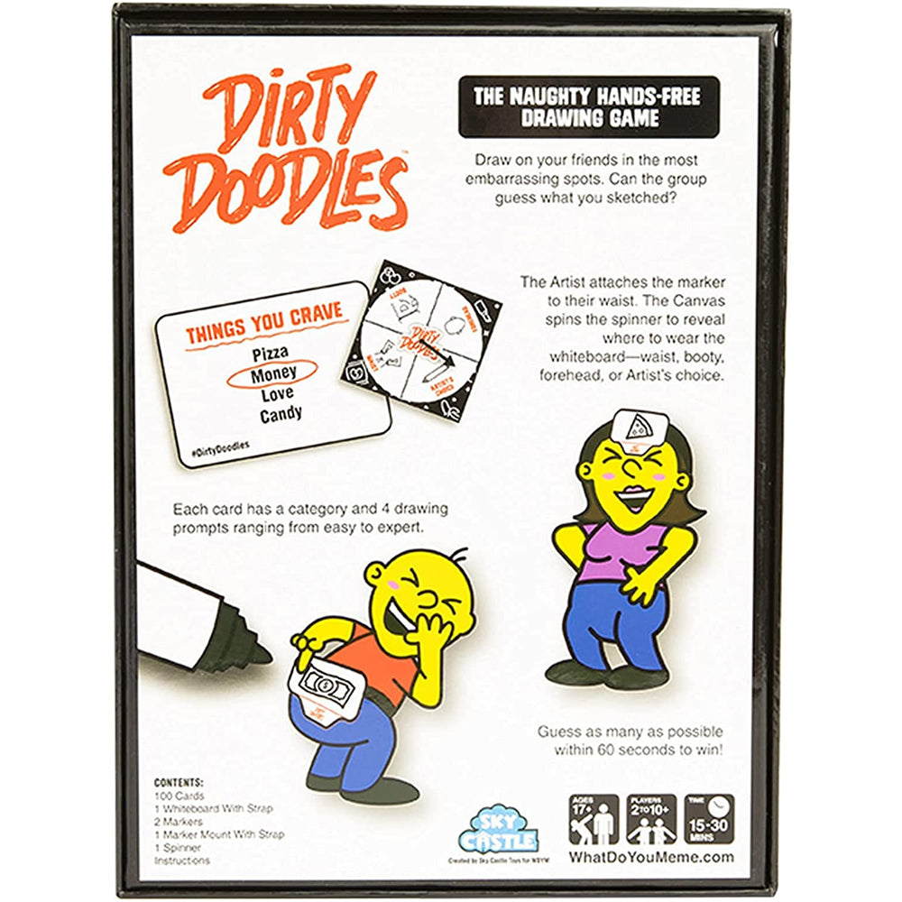 What Do You Meme Dirty Doodles 2-10 Players Fun Drawing Party Game 17+