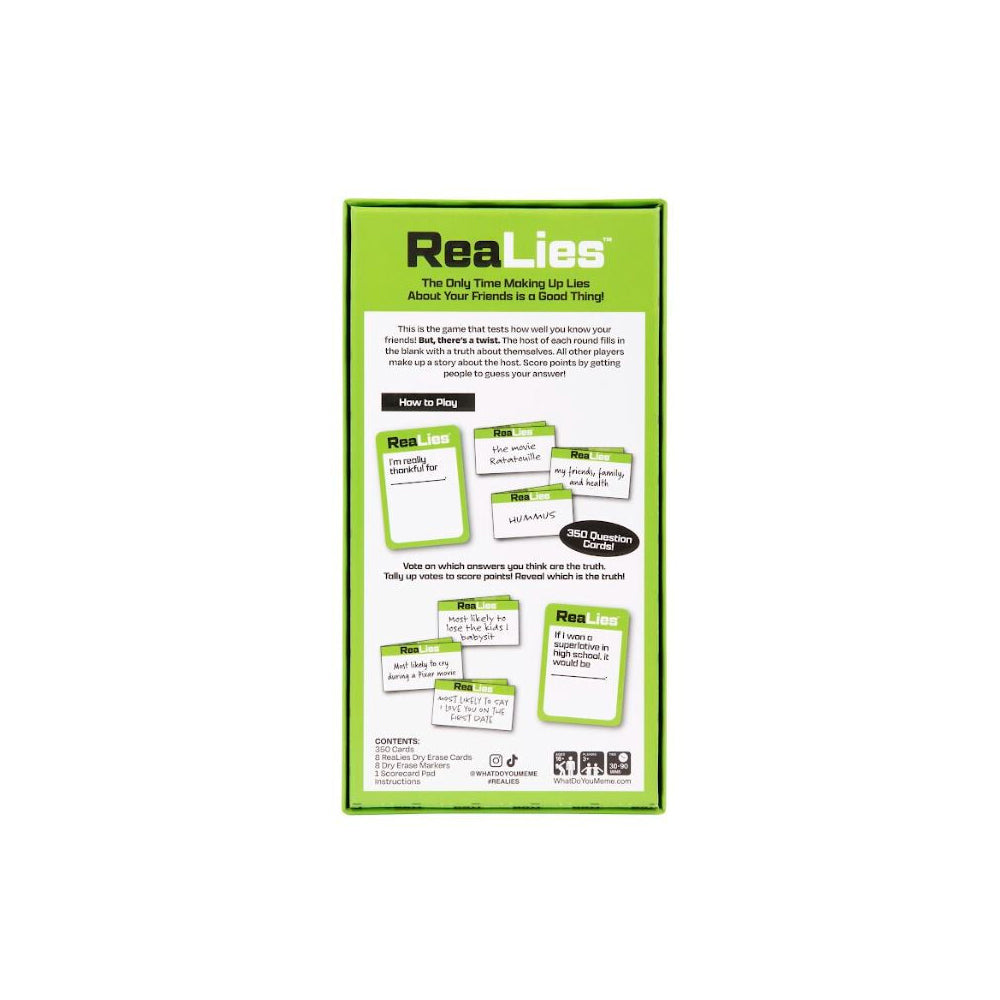 What Do You Meme Realies Adult Party Card Game 18y+