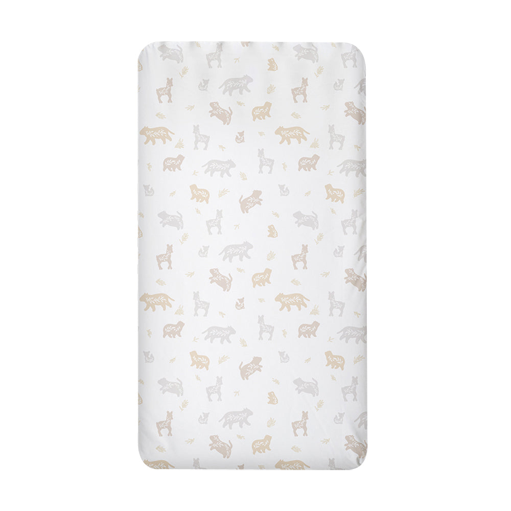 Lolli Living Bedside Bassinet Fitted Sheet Bosco Bear