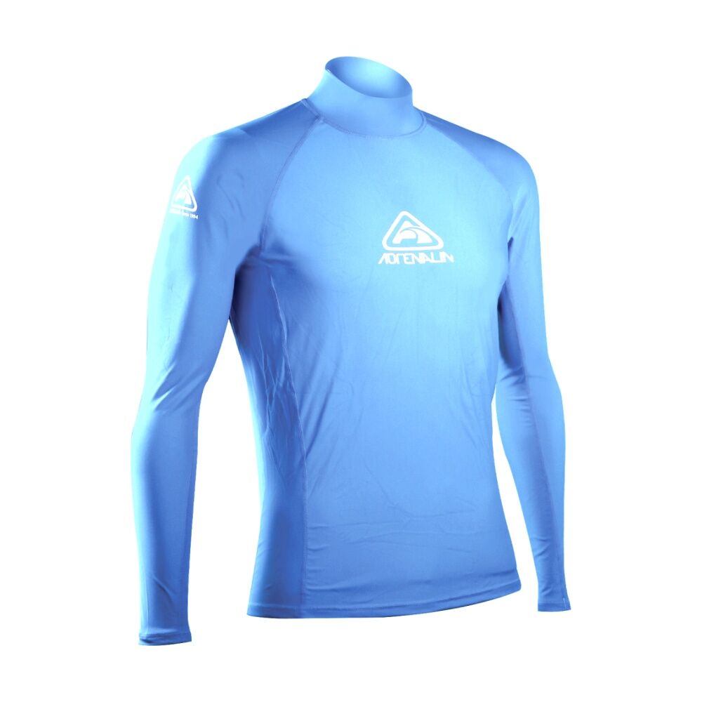Adrenaline Junior Swimming Rashie Vivid Long Sleeve UPF50+ Sun Blue