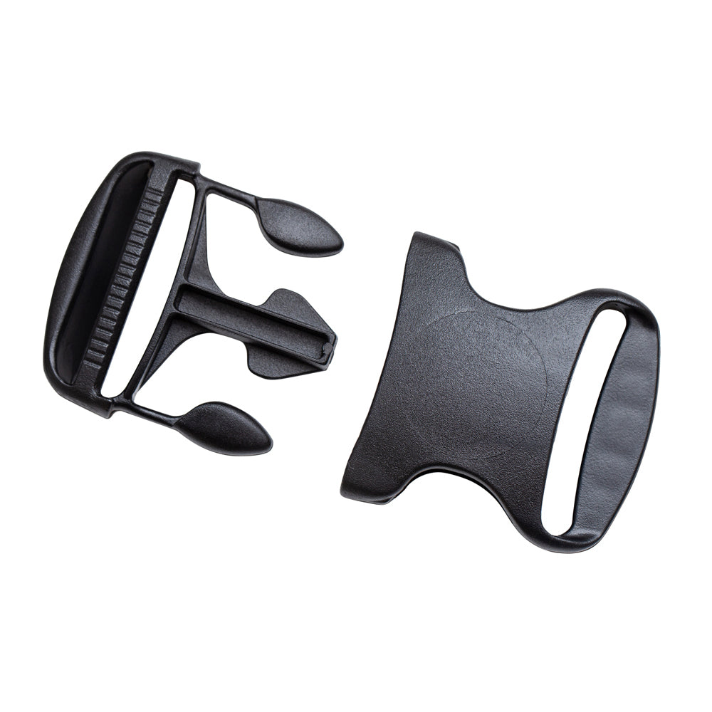 GMP Trovato Premium Plastic Side Release Buckle 50mm Bag 6 Black