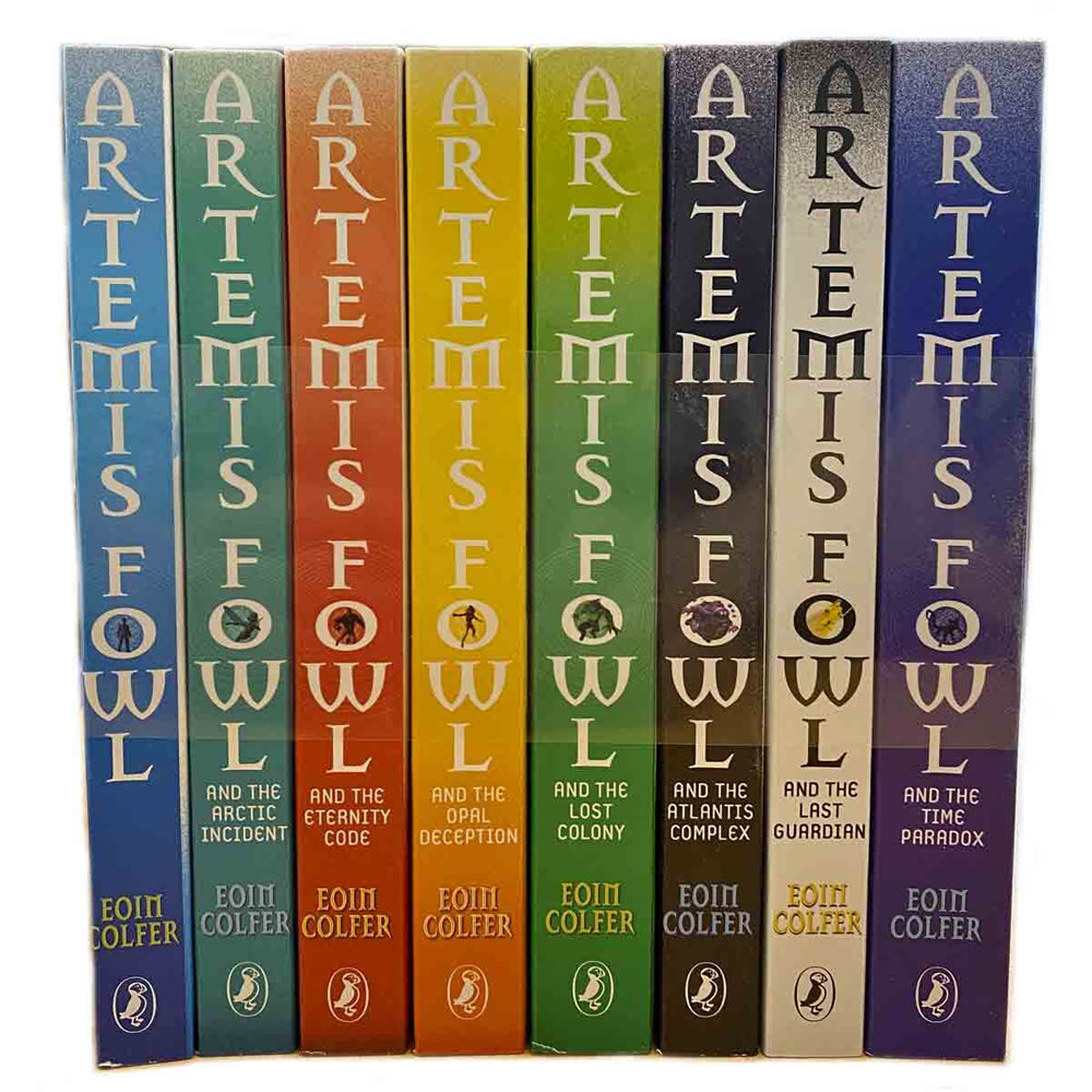 8pc Promotional Artemis Fowl YA Fiction Book Collection Set 14Y+
