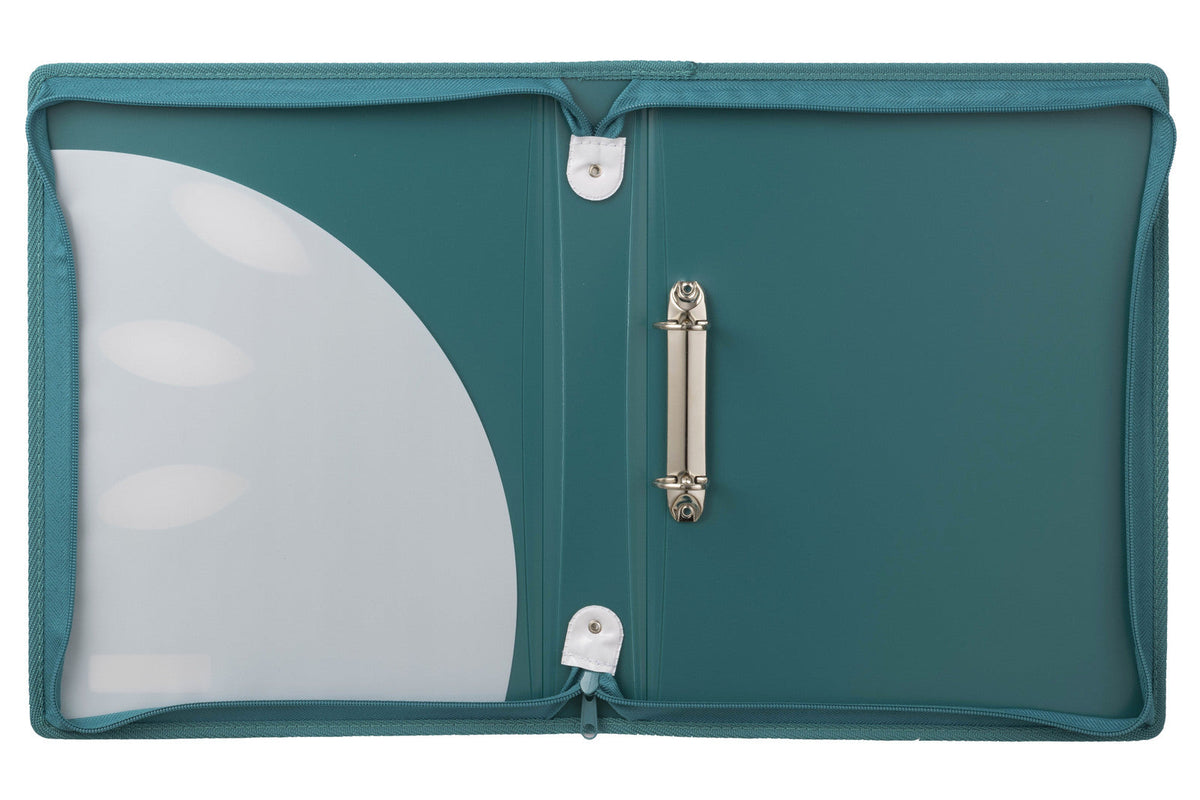 5800007m-colourhide-48cm-zipper-binder-file-document-organiser-teal-green