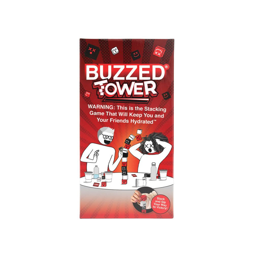 210pc What Do You Meme Buzzed Tower Stacking Drinking Game 21y+