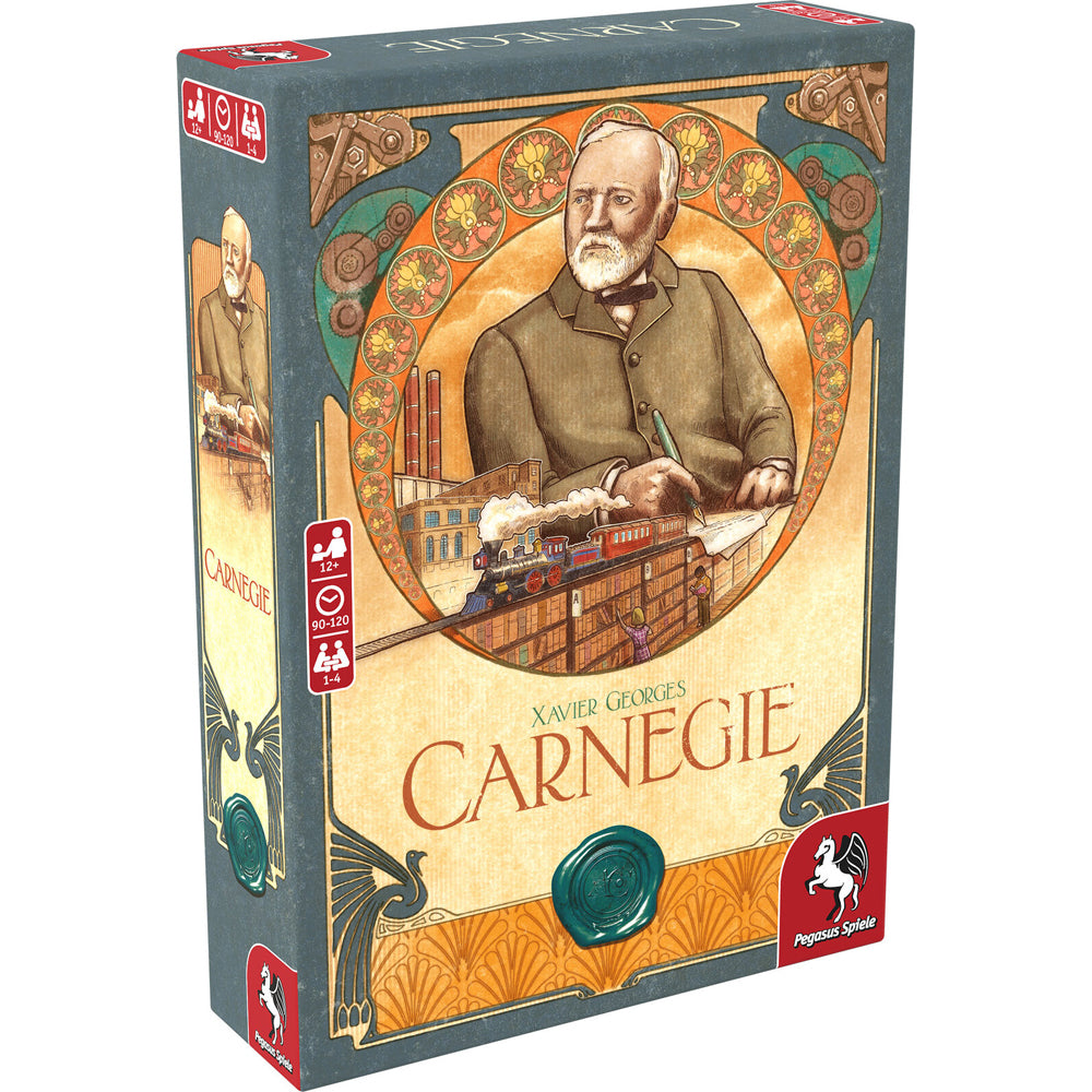 Pegasus Spiele Carnegie Tabletop Party Board Game 12y+