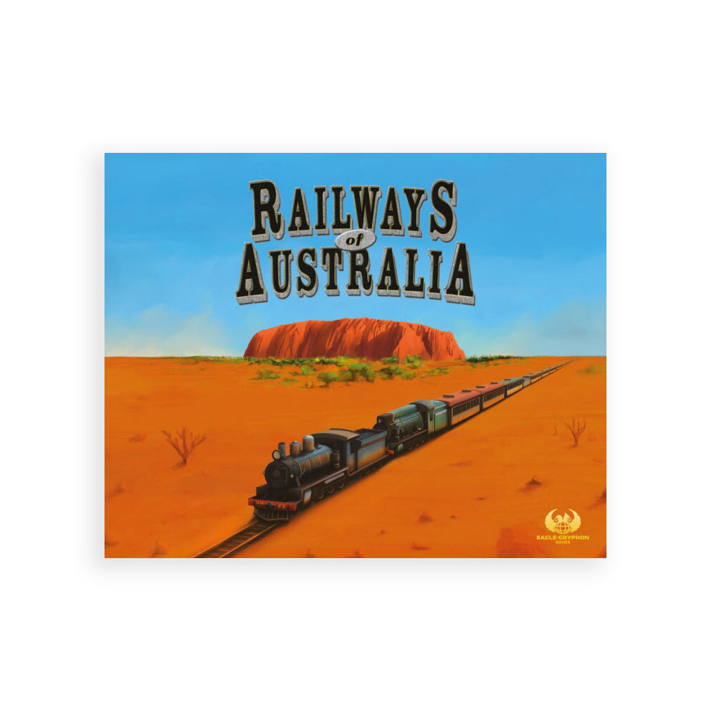 Eagle Gryphon Games Railways of Australia Map Expansion Party Board Game