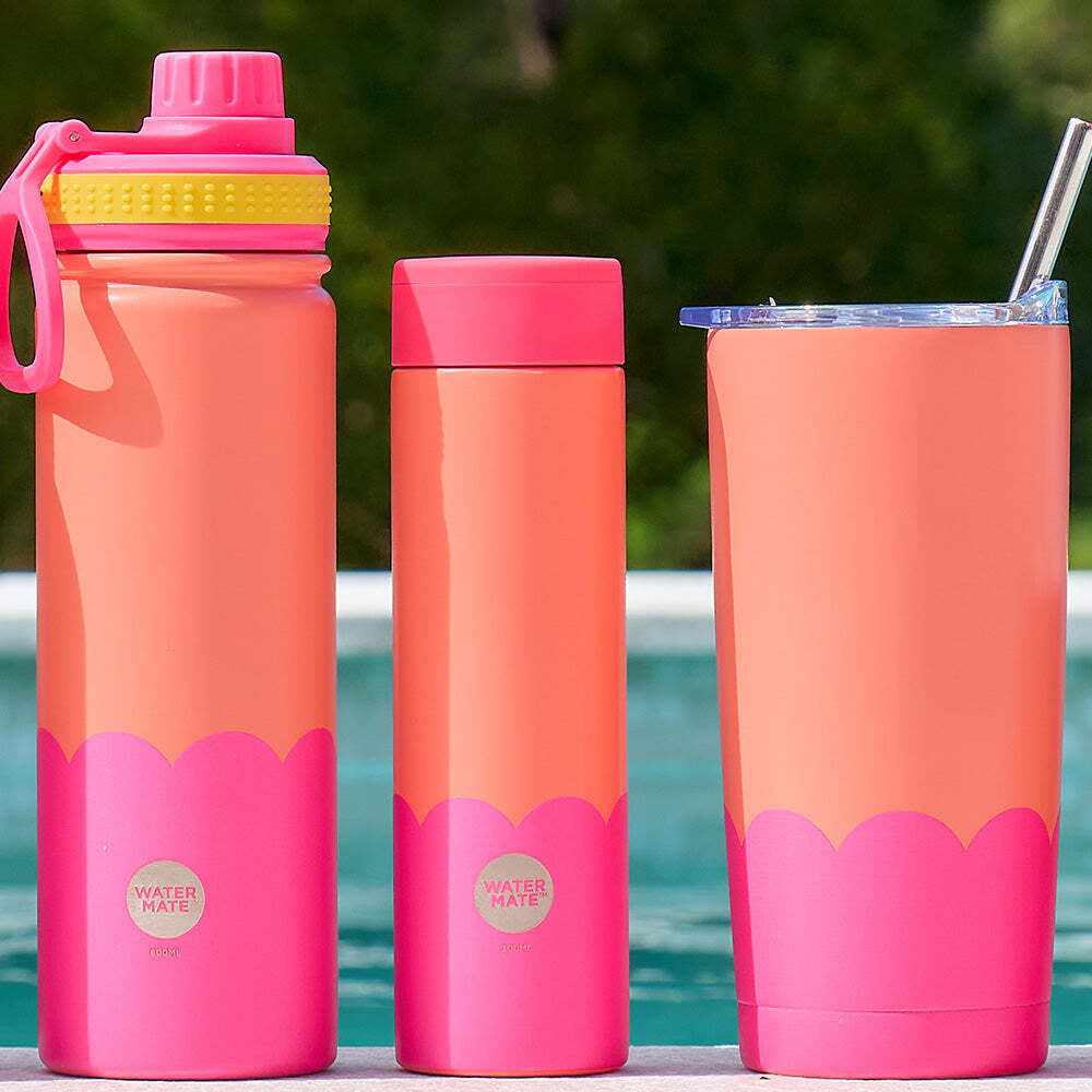 401opw-annabel-trends-watermate-wave-600ml-stainless-steel-bottle-orange-hot-pink
