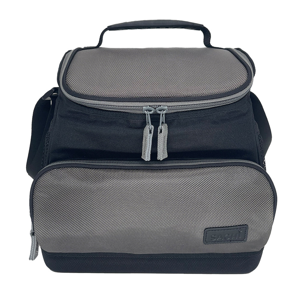 8842bk-sachi-rugger-insulated-12l-28cm-cooler-bag-storage-grey-black