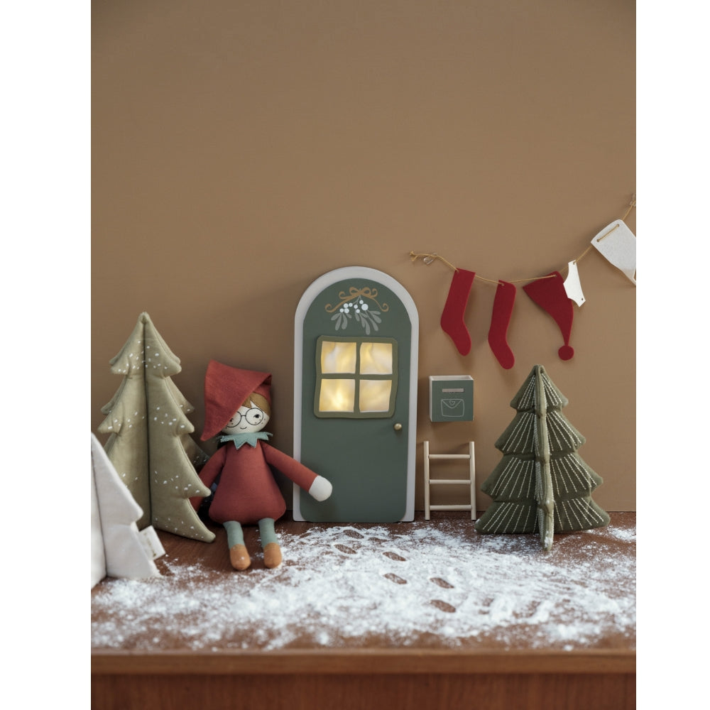 2006238929-3pc-fabelab-30cm-christmas-elf-door-green-w-light-decoration