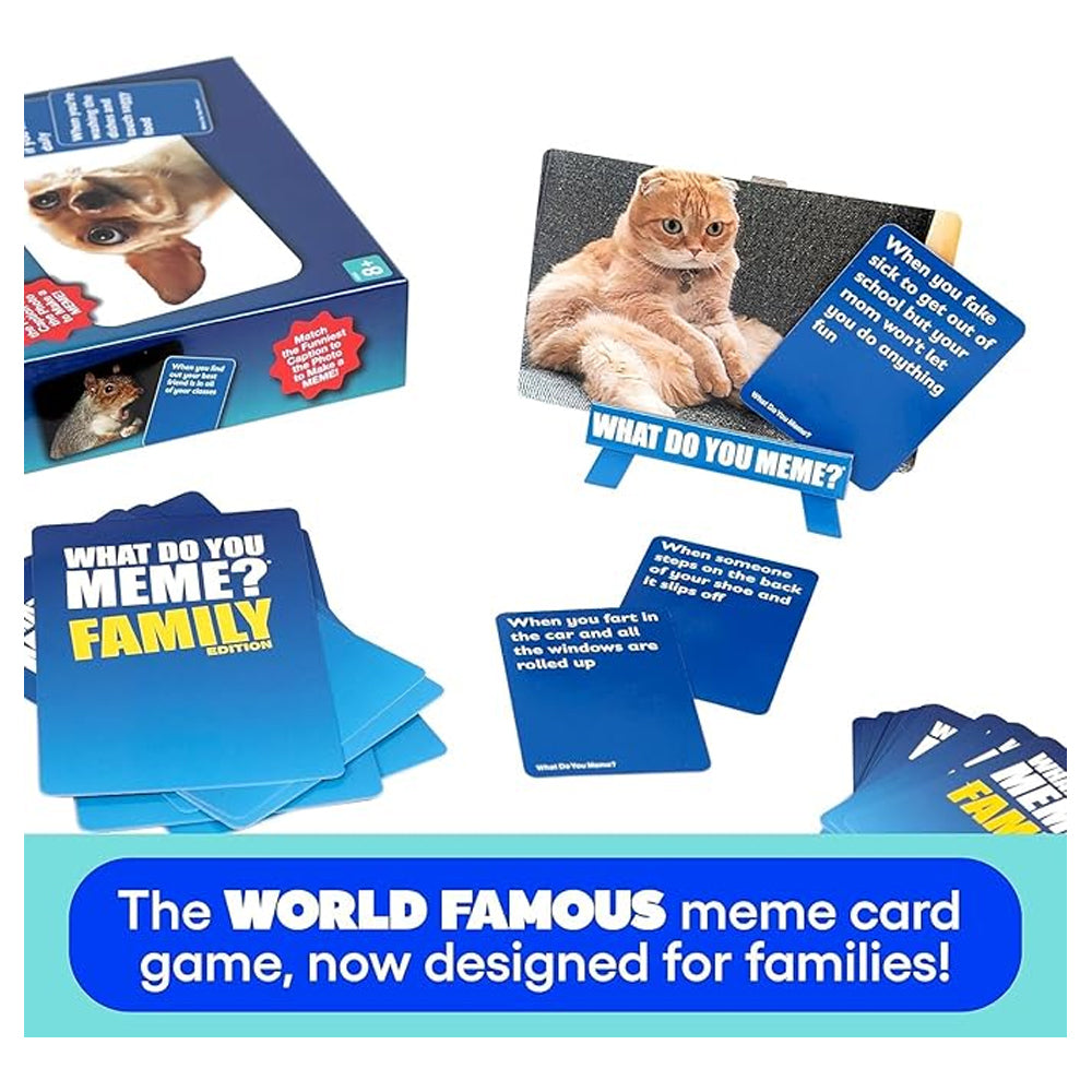 What Do You Meme Family Aussie Edition Party Card Game Kids 8y+