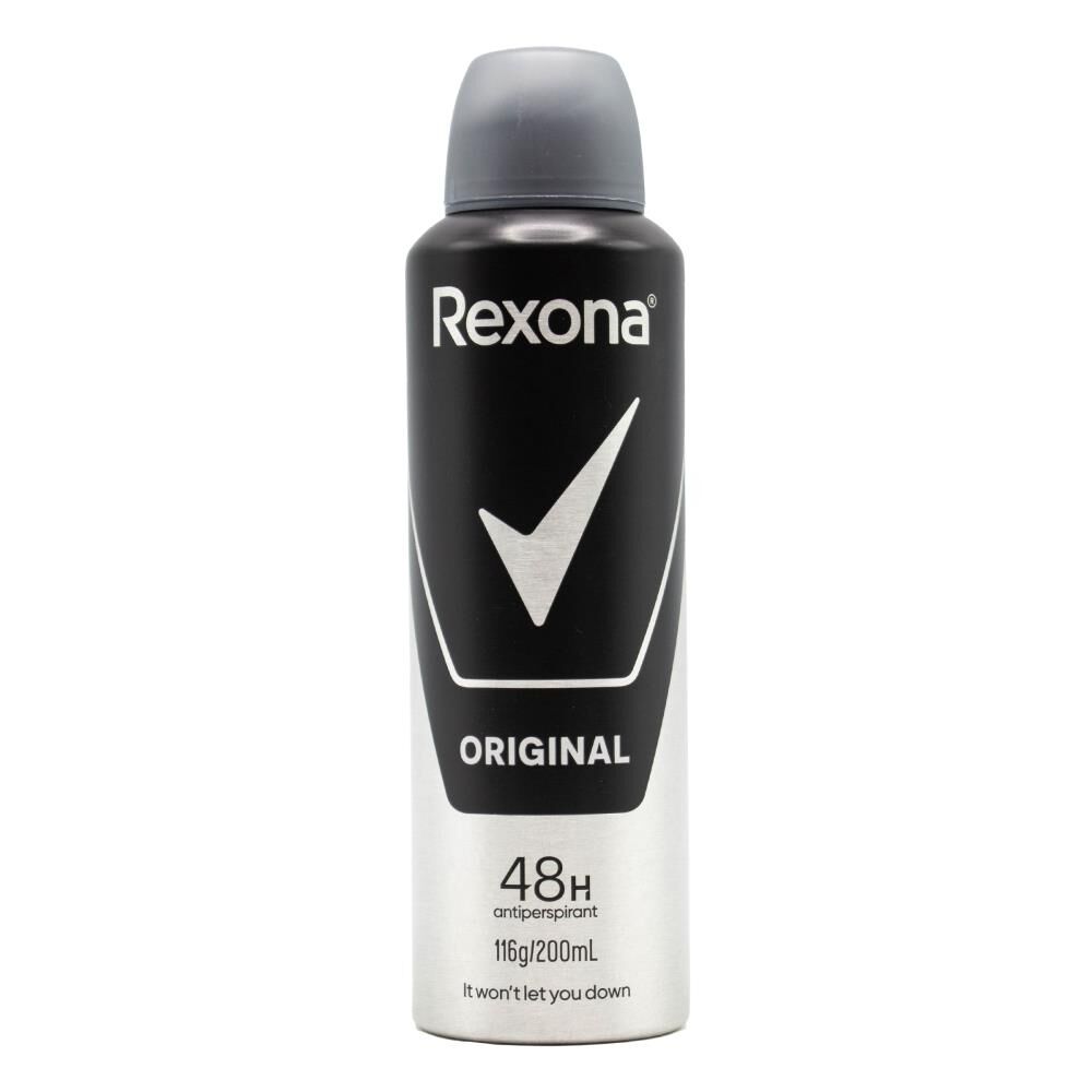 12PK Rexona 116g/200ml Antiperspirant Deodorant Spray Original