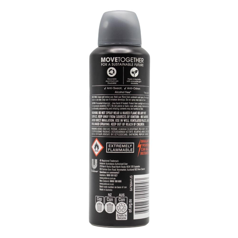 6PK Rexona 116g/200ml Antiperspirant Deodorant Spray Original