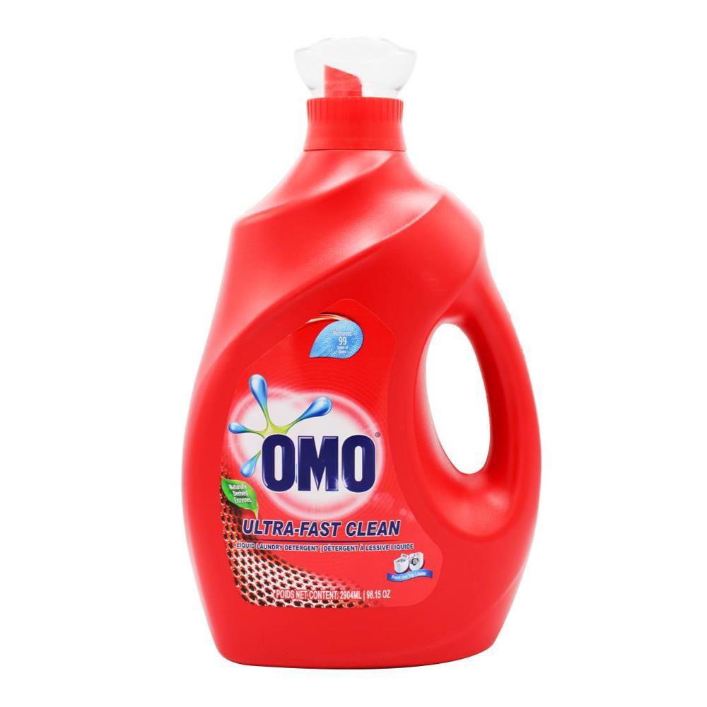2PK Omo Laundry Liquid Detergent Ultra Fast Clean Fresh Scent 2.9L