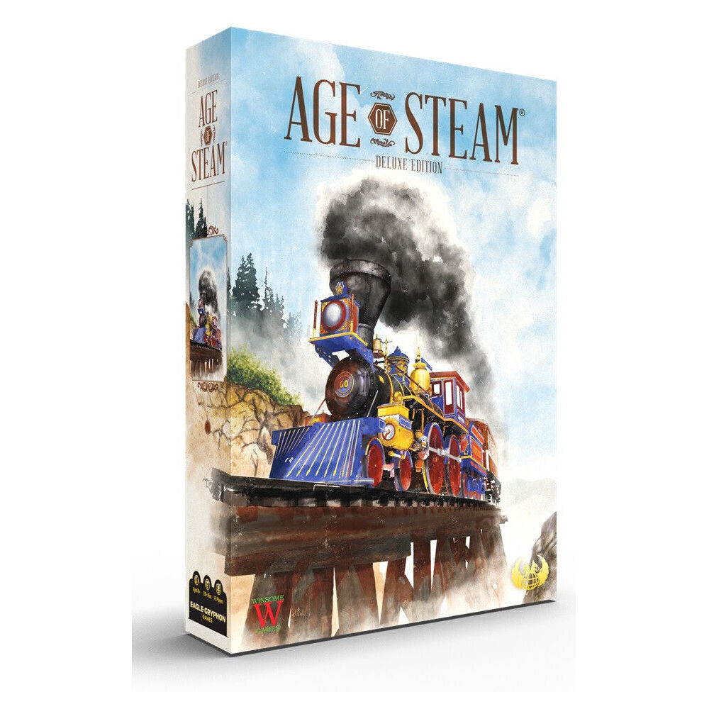 Eagle Gryphon Games Age of Steam Deluxe Board Game Kids 14y+