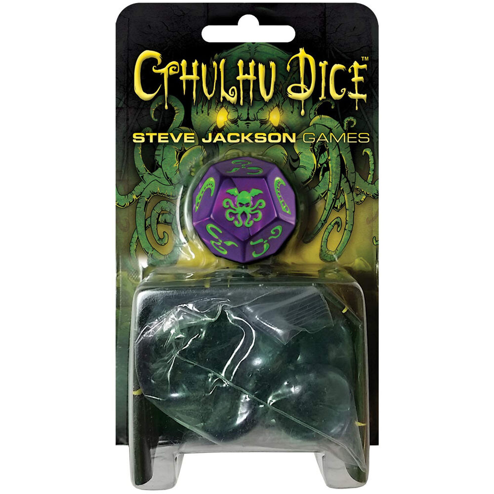 Steve Jackson Games Cthulu Dice Tabletop Game Green/Purple Assorted10y+