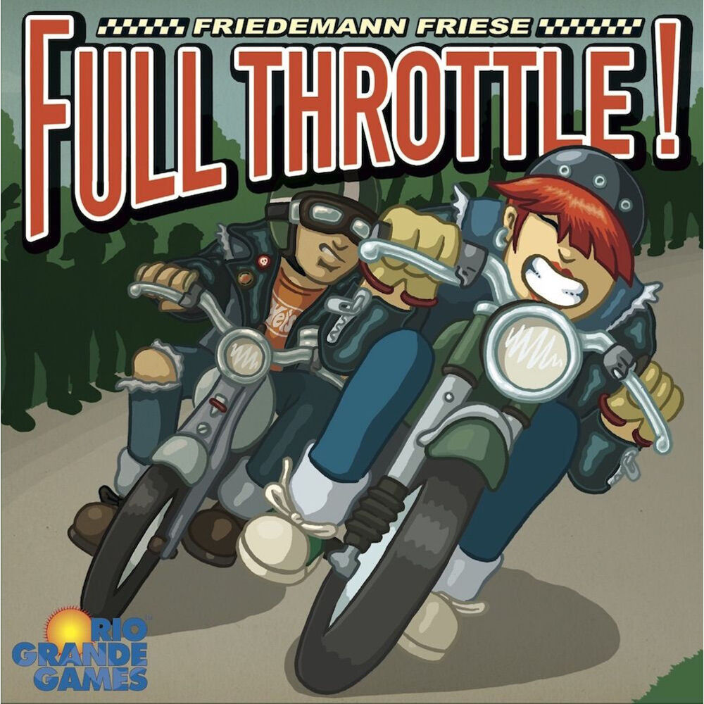 Rio Grande Full Throttle Kids/Family Racing Board Game 10y+