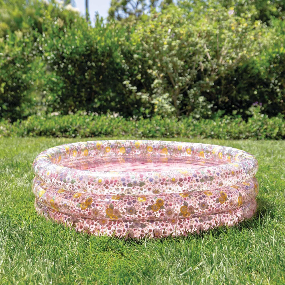 58427np-intex-sweet-blossom-inflatable-baby-kids-swimming-splash-pool-1-3y