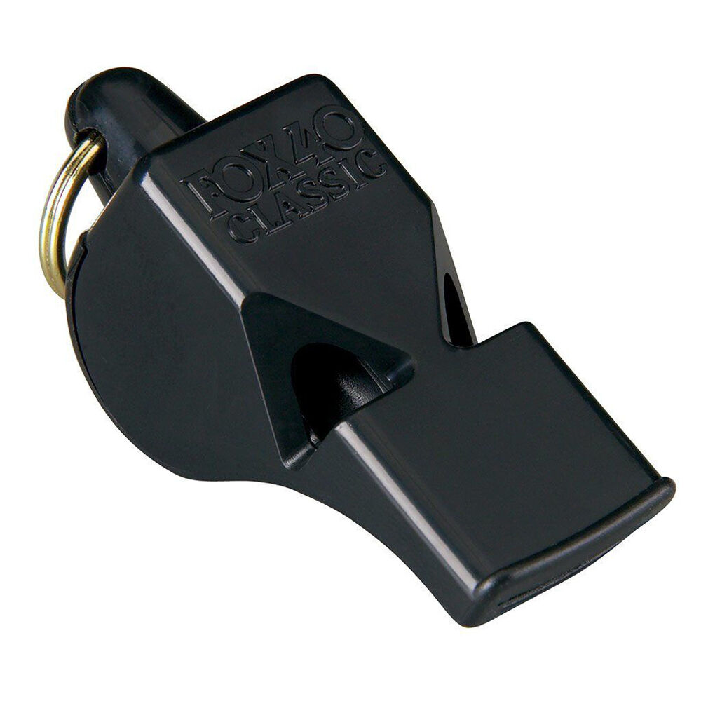 Fox 40 Summit Classic Whistle w/ Breakaway Lanyard Black