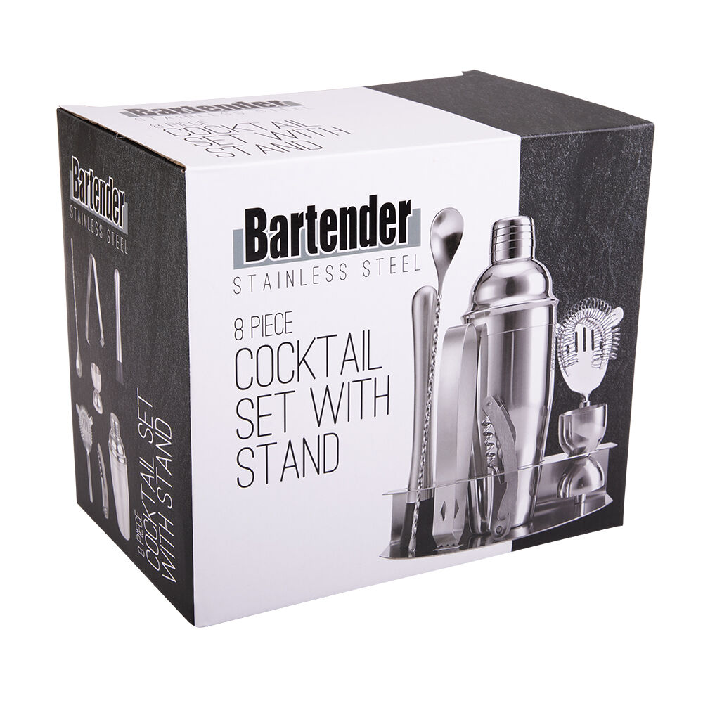 7059-1-8pc-bartender-stainless-steel-cocktail-set-w-stand-silver