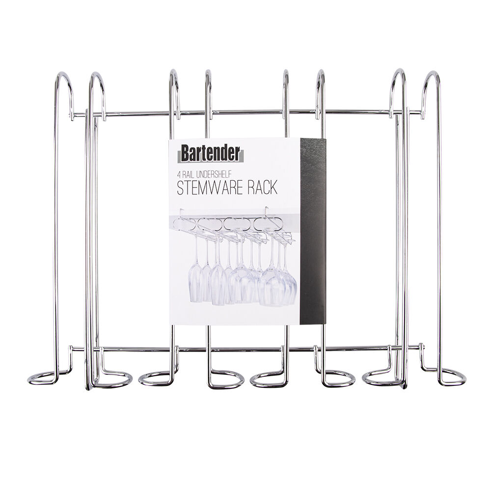 7026-4-bartender-chrome-plate-undershelf-4-rail-stemware-rack-silver