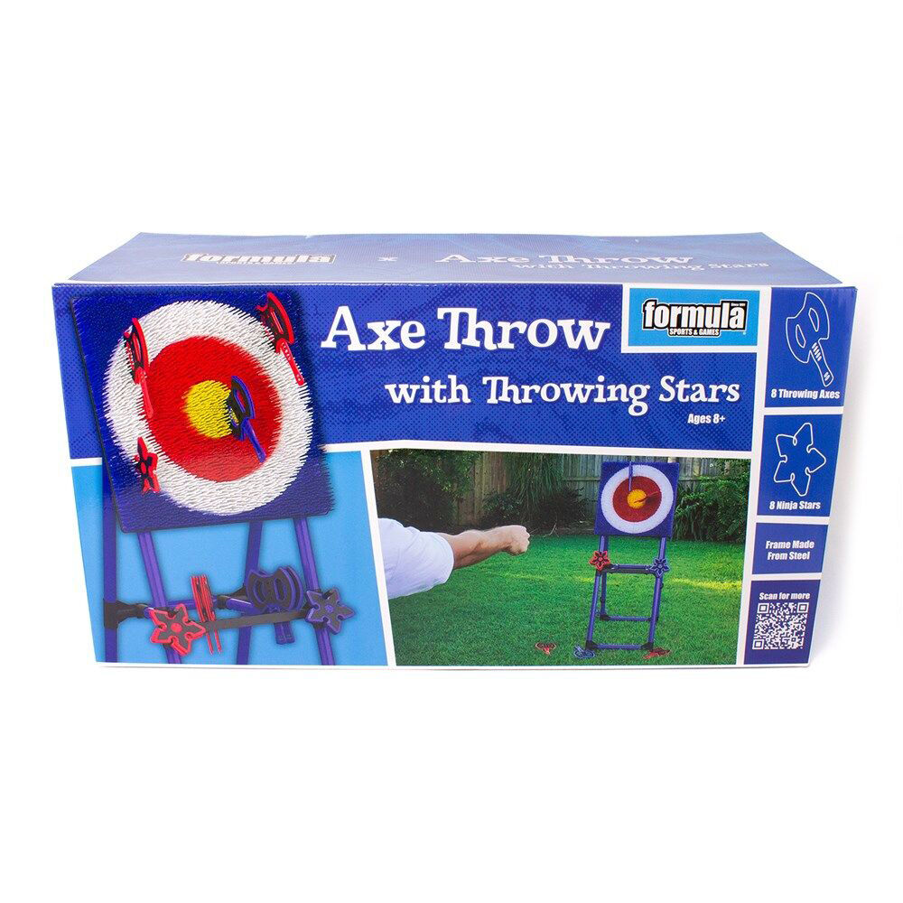 Formula Sports Axe Throwing w/ Throwing Stars - Blue 8y+