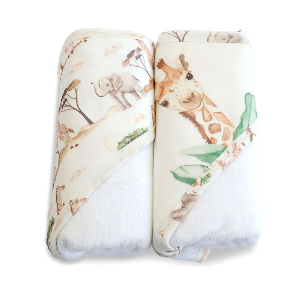 16850-2pc-bubba-blue-bamboo-adventure-hooded-baby-towel-75x75cm