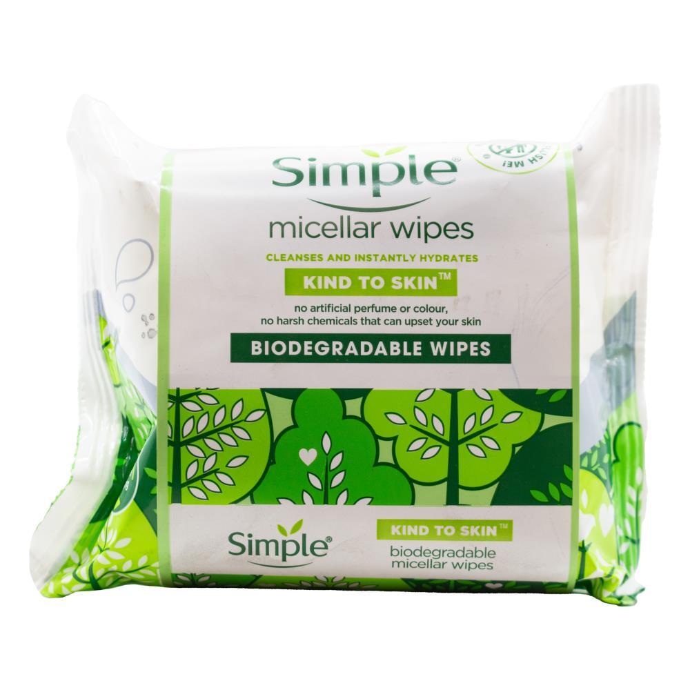 240pc Simple Micellar Wipes Biodegradable For Sensitive Skin