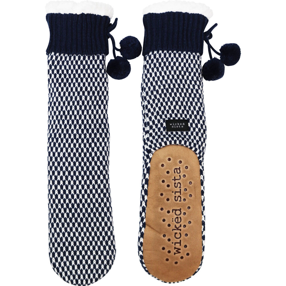 509851-wicked-sista-slipper-socks-knit-non-slip-one-size-navy-white