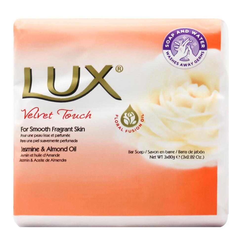8x 3pc Lux 80g Scented Soap Bars Velvet Touch Moisturising/Nourishing