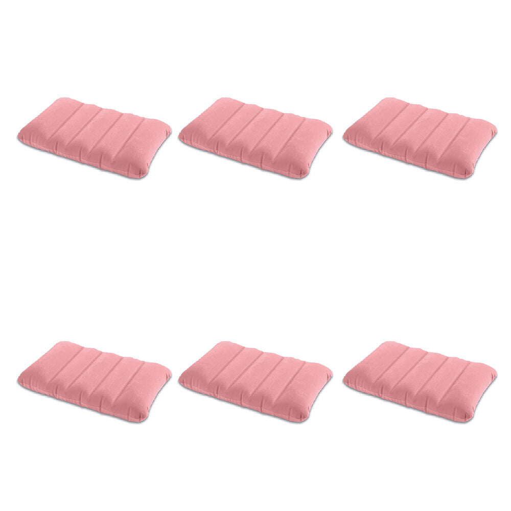 6PK Intex Kidz Velvet Childrens Sleeping Pillows 43x28x9cm 3y+ Assorted