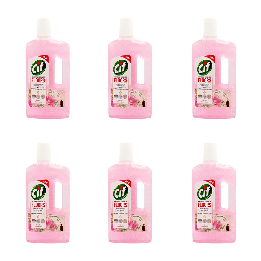 6PK Cif Natural Essence Floor Cleaner 997ml - Lily & Rosemary