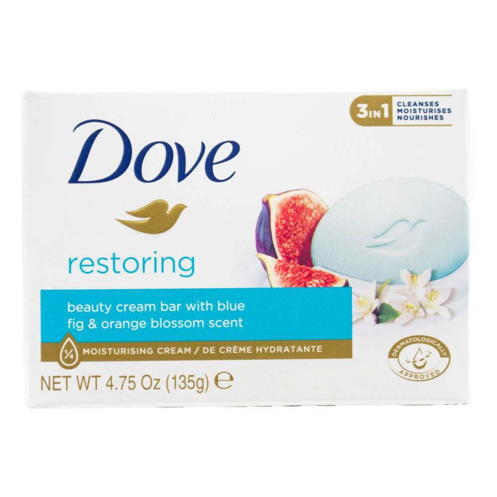 16PK Dove 135g Beauty Cream Bar w/ Blue Fig & Orange Blossom Scent Restoring
