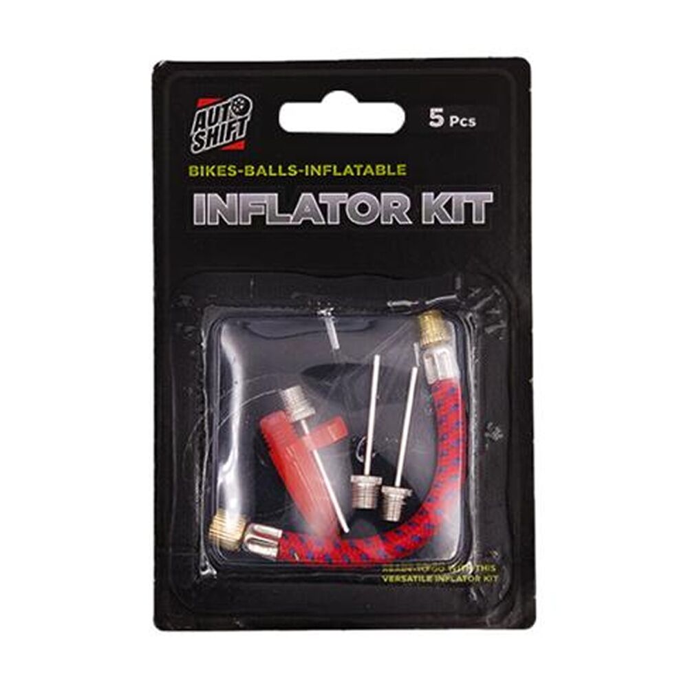 3x 5pc AutoShift Bike/Sports Ball Inflation Accessory Kit Football/Cycling — image 2