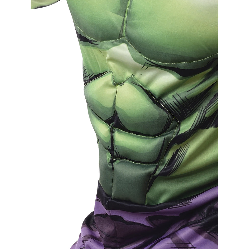 Marvel Avengers Hulk Deluxe Jumpsuit/Mask Costume Children/Kids Size 6-8y