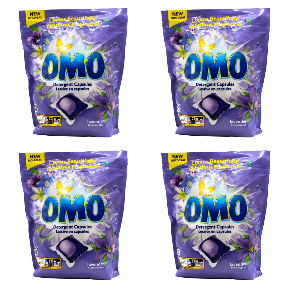 168pc Omo Detergent Laundry Capsules - Lavender & Eucalyptus