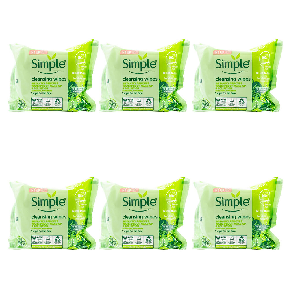 150pc Simple Cleansing Face Wipes Travel Cleaning Cloth